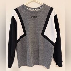 *EUC* Victoria's Secret PINK Raglan Style Color Block Pullover Sweater
